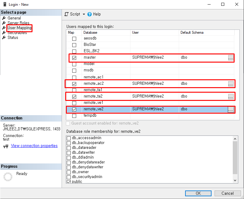 Supports Windows Authentication for MS SQL Database Server Connections []